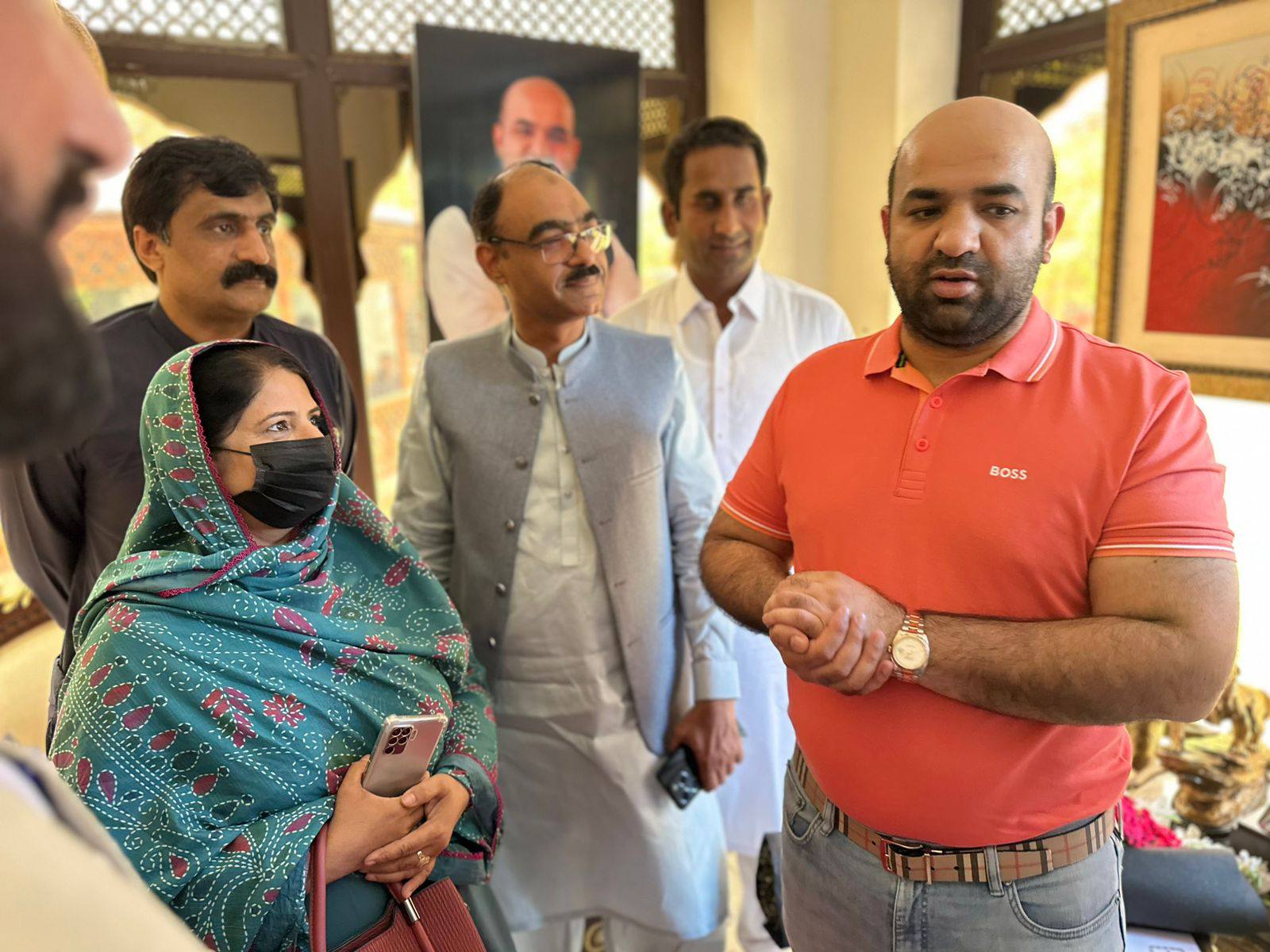 Madam-Nighat-Jameel-with-Minister-of-Education-Rana-Sikandar-Hayat